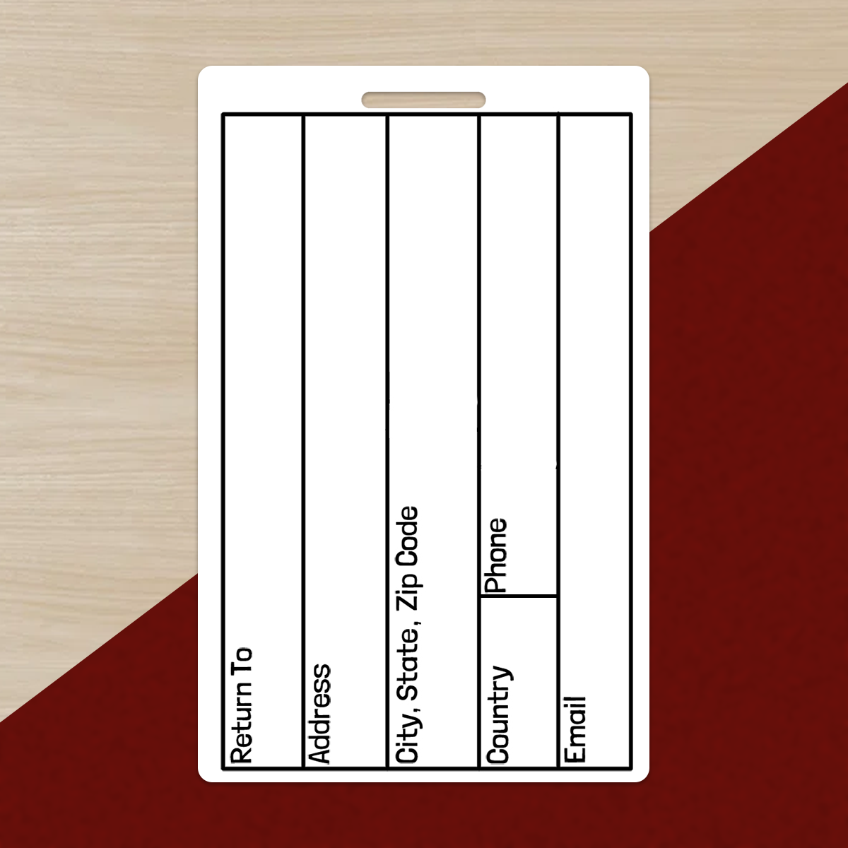 Border Collie PVC Luggage Tag