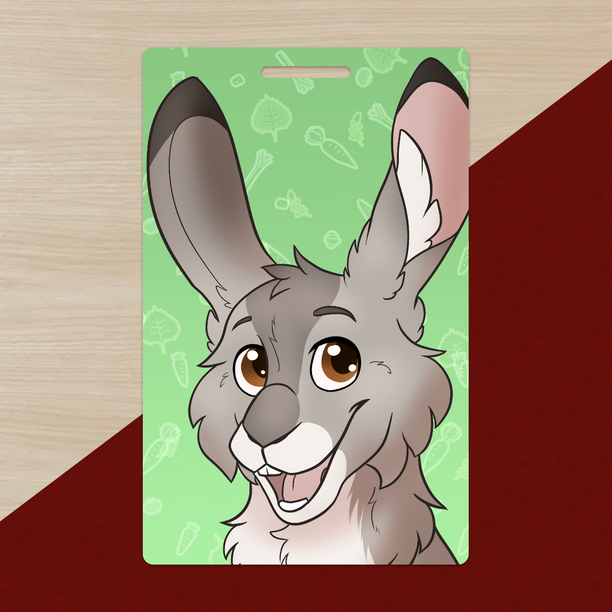 Rabbit/Bunny PVC Luggage Tag