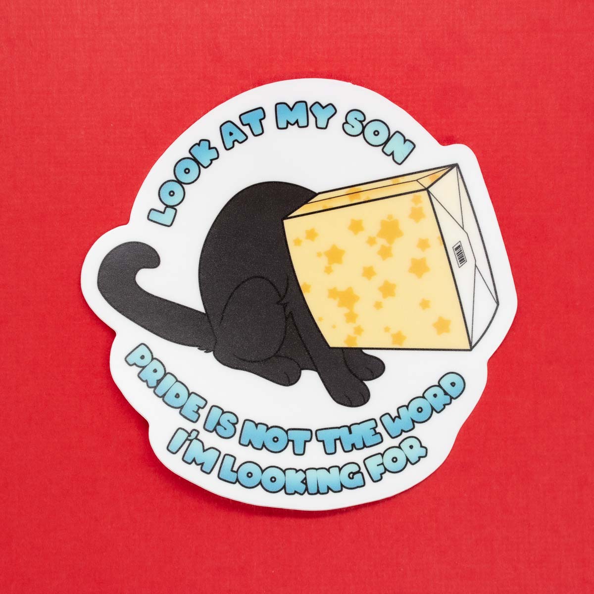 Look At My Son Vinyl Sticker