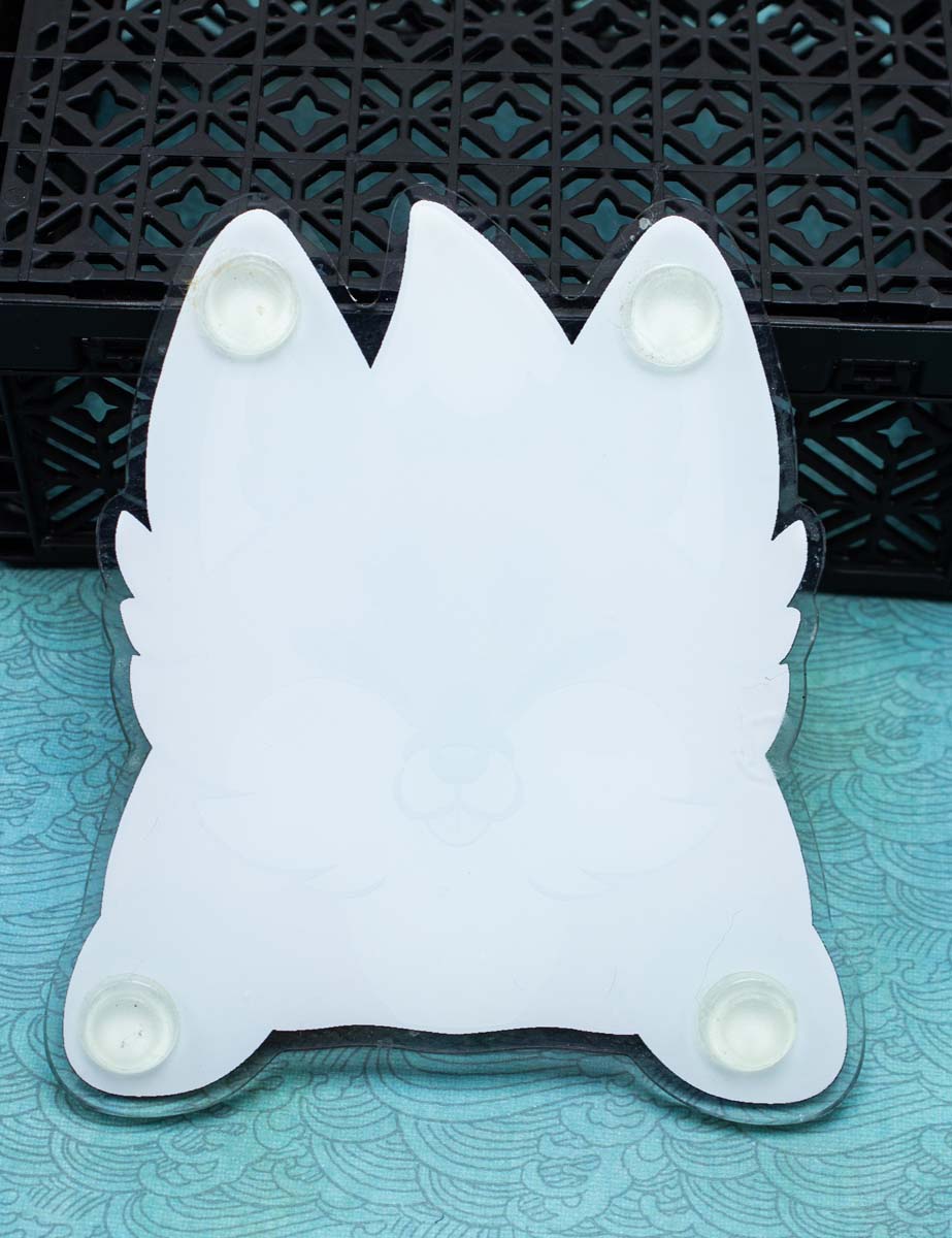 Cute Acrylic Red Fox Coaster
