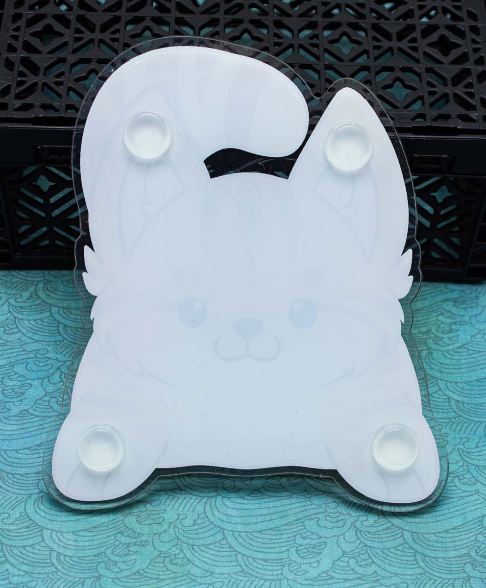 Cute Acrylic Orange Cat Coaster