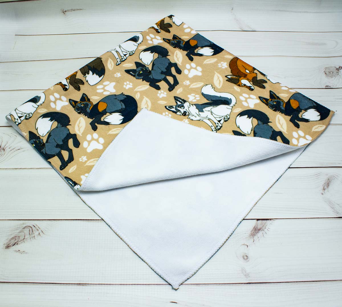 Fall Fox Microfiber Hand Towel