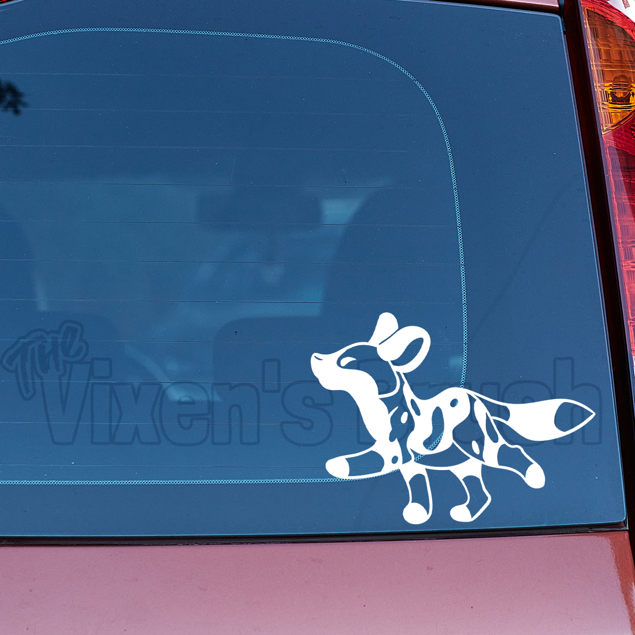 African Wild Dog Steppy Vinyl Decal