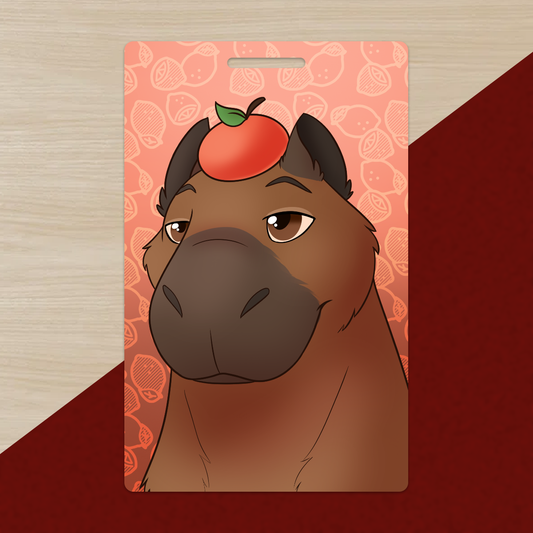 Capybara PVC Luggage Tag