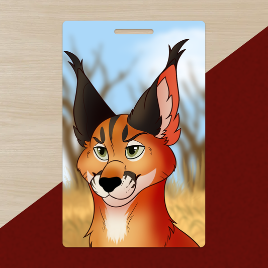 Caracal PVC Luggage Tag