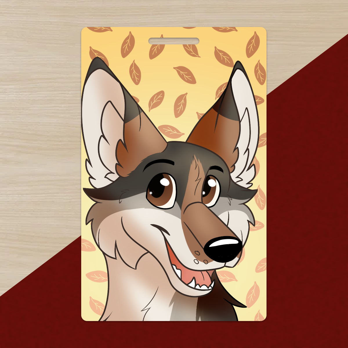 Coyote PVC Luggage Tag