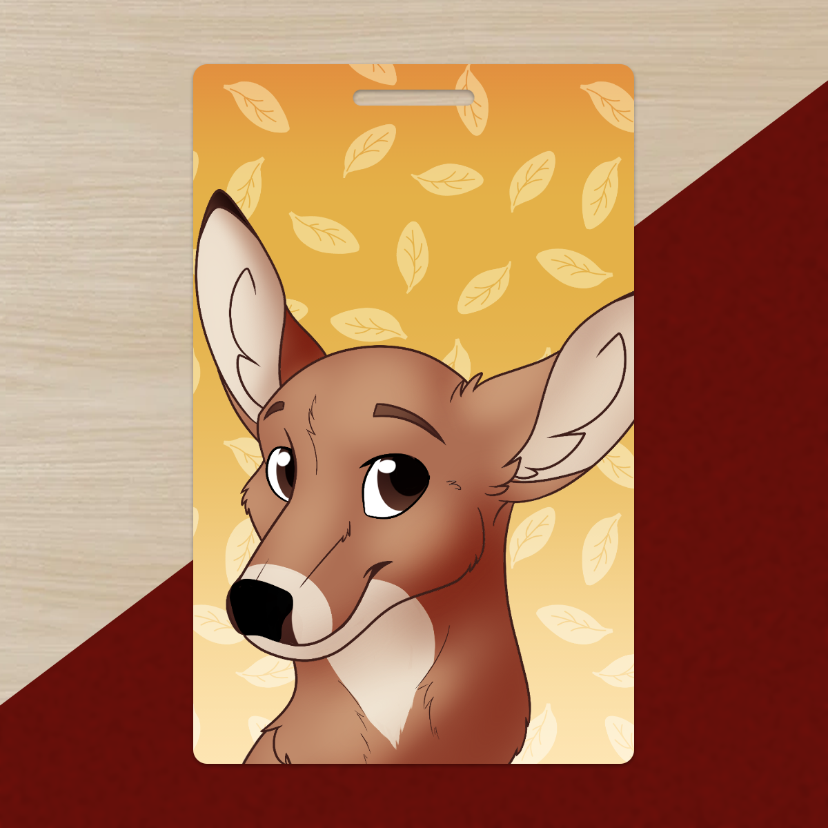 Deer (Doe) PVC Luggage Tag