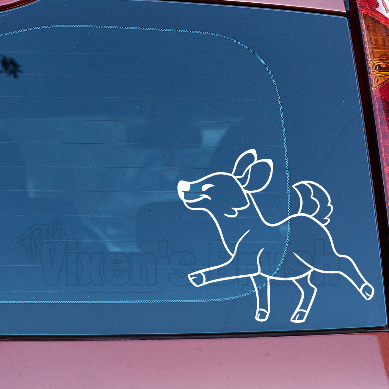 Deer (Doe) Steppy Vinyl Decal