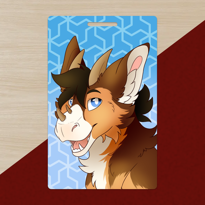 Dutch Angel Dragon PVC Luggage Tag