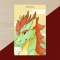 Eastern Dragon PVC Luggage Tag