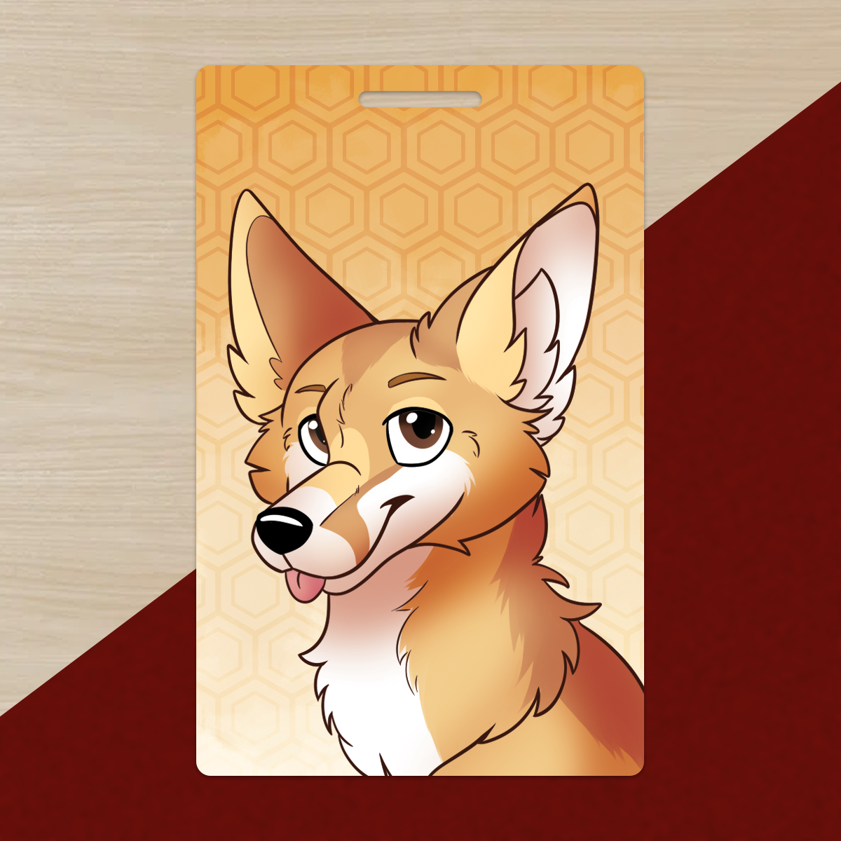 Fennec Fox PVC Luggage Tag