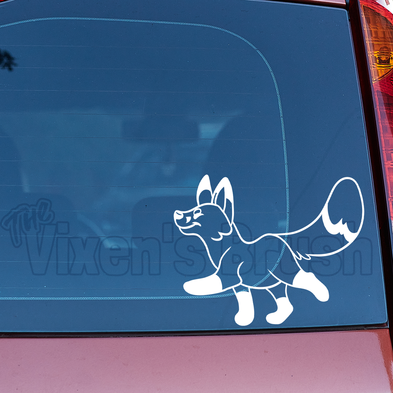 Fox Steppy Vinyl Decal