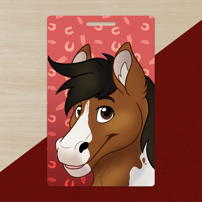 Horse PVC Luggage Tag