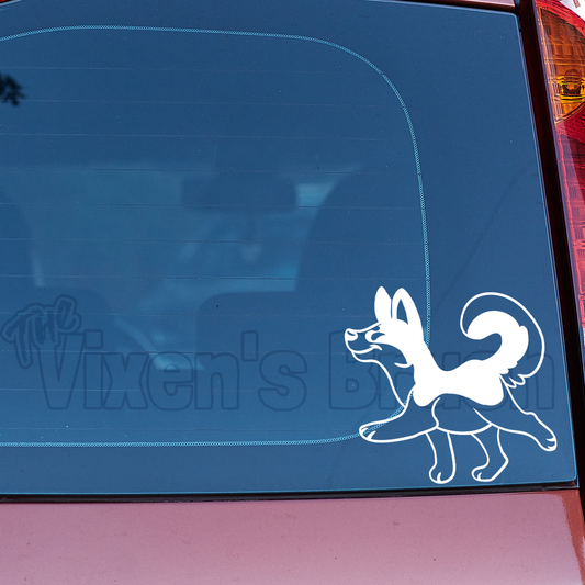 Husky Steppy Vinyl Decal