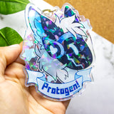 Protogen Acrylic Keychain Badge