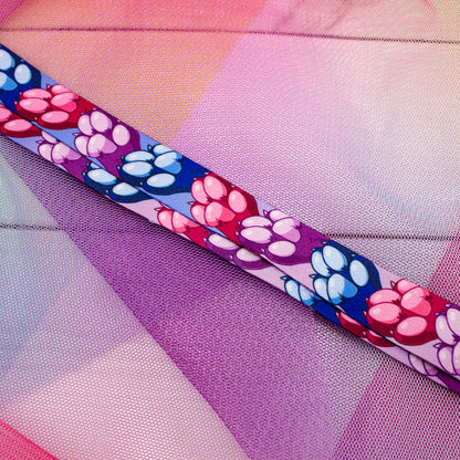 Bisexual Flag Pride Paw Lanyard