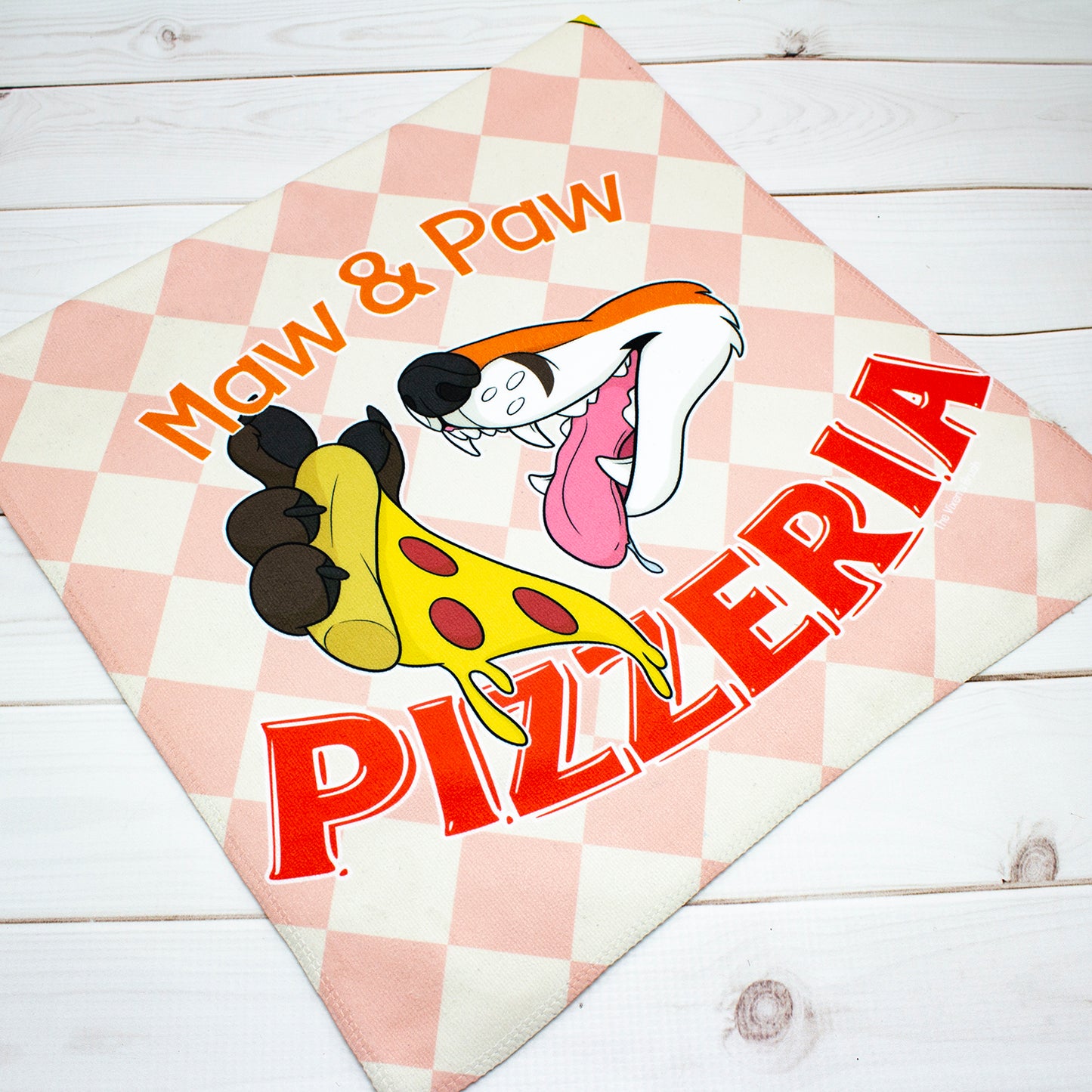 "Maws & Paws Pizzeria" Microfiber Hand Towel