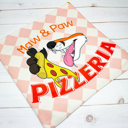 "Maws & Paws Pizzeria" Microfiber Hand Towel