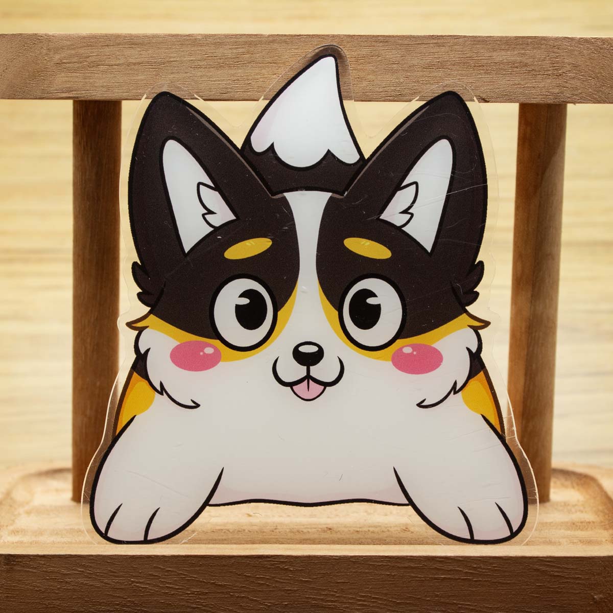 Cute Acrylic Corgi Coaster