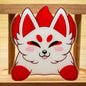 Cute Acrylic Kitsune Coaster