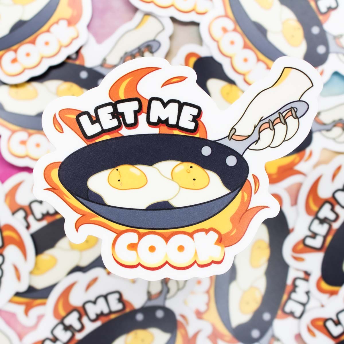 Let Me COOK Vinyl sticker