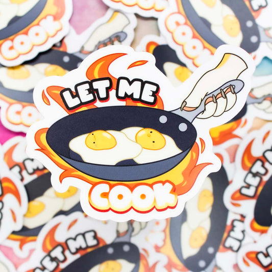 Let Me COOK Vinyl sticker