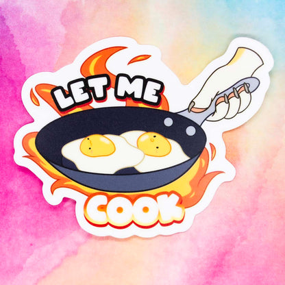 Let Me COOK Vinyl sticker