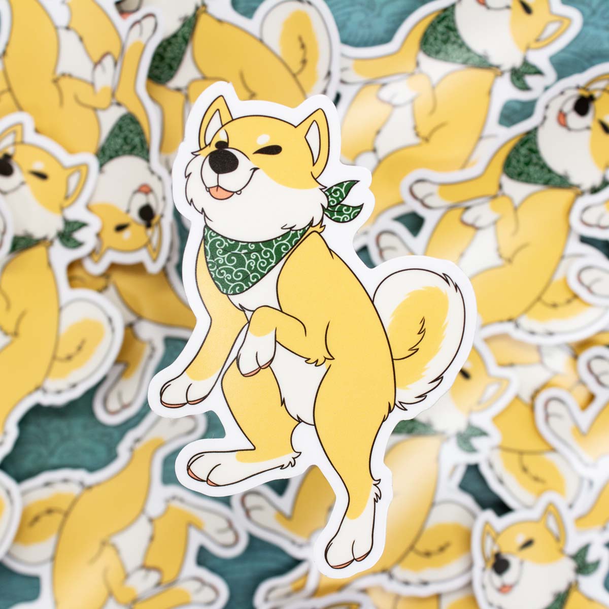 Tadashi the Dog Vinyl Sticker