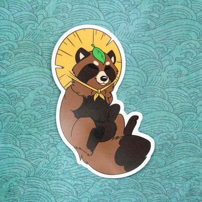 Tamako the Tanuki Vinyl Sticker