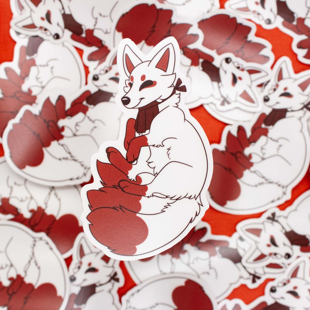 Hideyoshi the Kitsune Vinyl Sticker