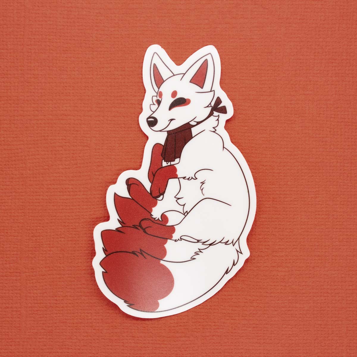 Hideyoshi the Kitsune Vinyl Sticker