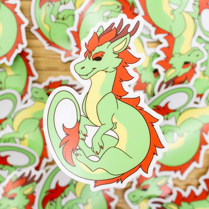 Gin the Eastern Dragon Vinyl Sticker