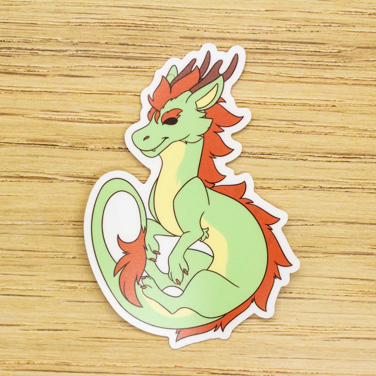 Gin the Eastern Dragon Vinyl Sticker