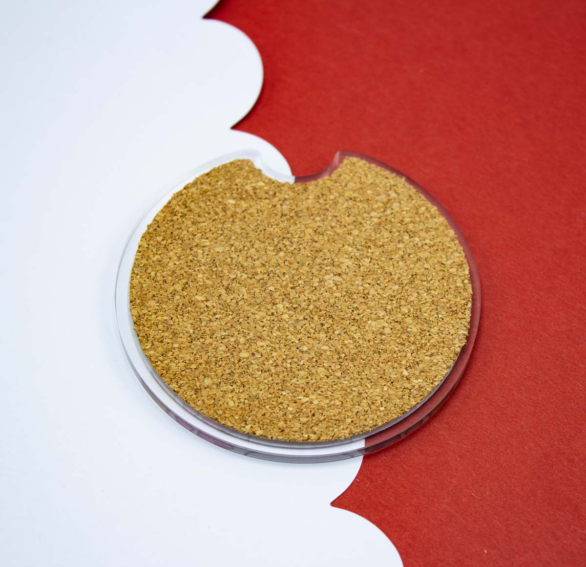 Cute Acrylic Furry Wolf Car Coasters