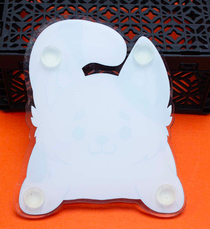 Cute Acrylic Calico Cat Coaster