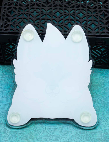 Cute Acrylic Red Fox Coaster