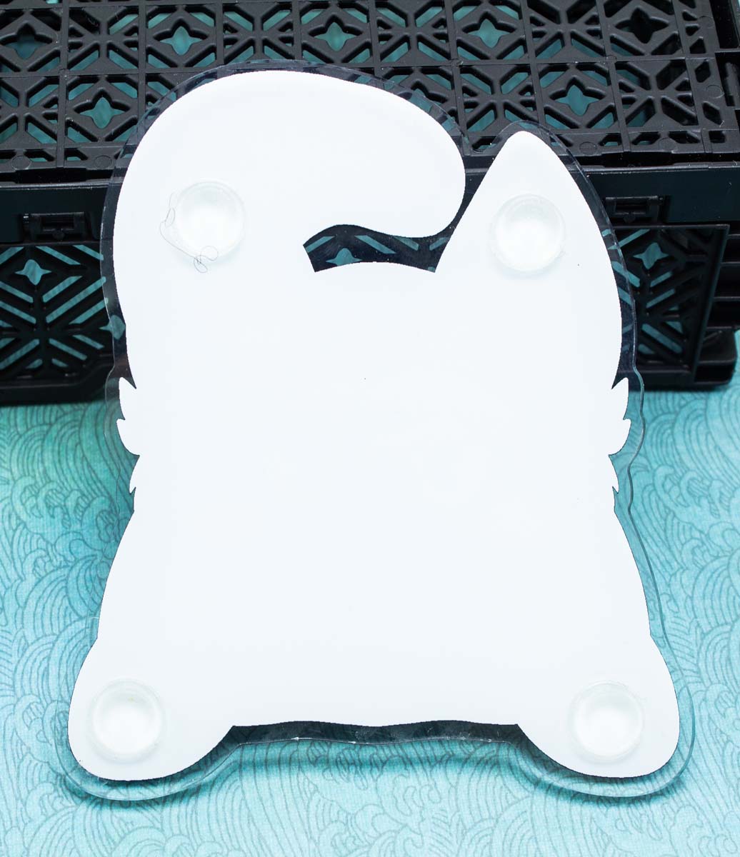 Cute Acrylic Black Cat Coaster