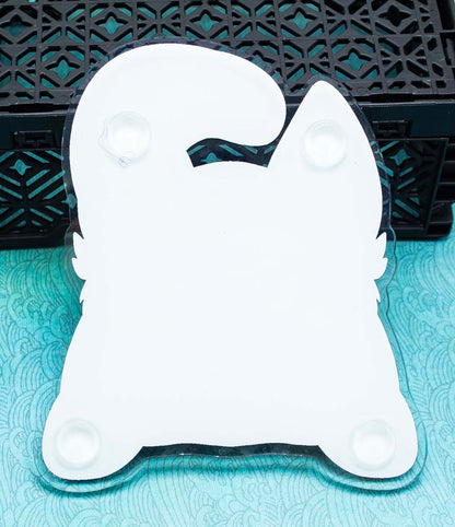 Cute Acrylic Black Cat Coaster