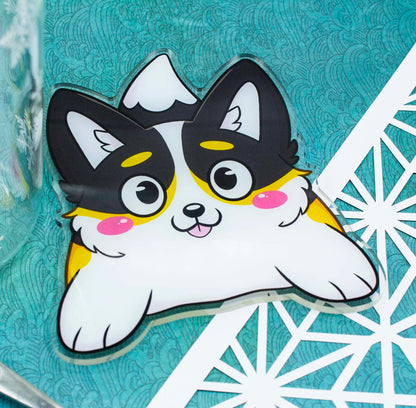 Cute Acrylic Corgi Coaster