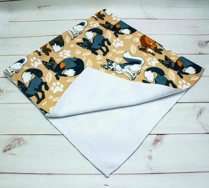 Fall Fox Microfiber Hand Towel