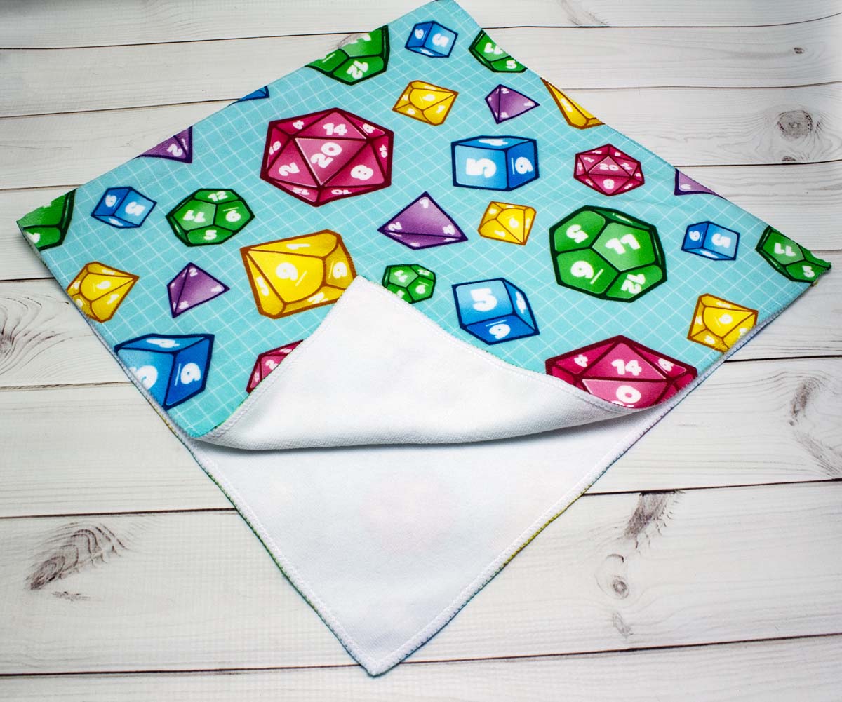 Dice Microfiber Hand Towel