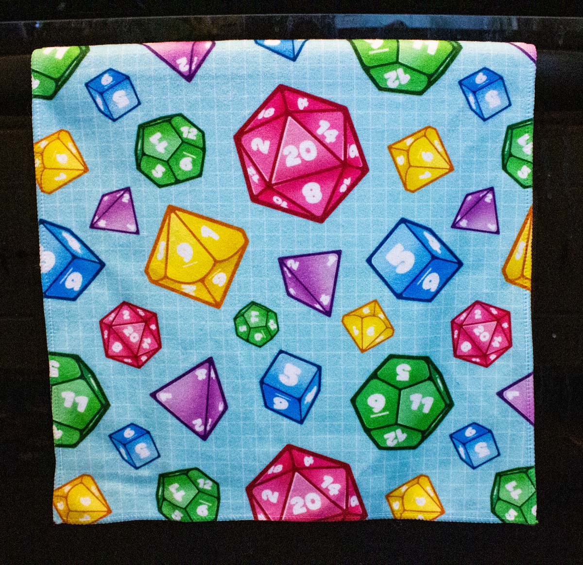 Dice Microfiber Hand Towel