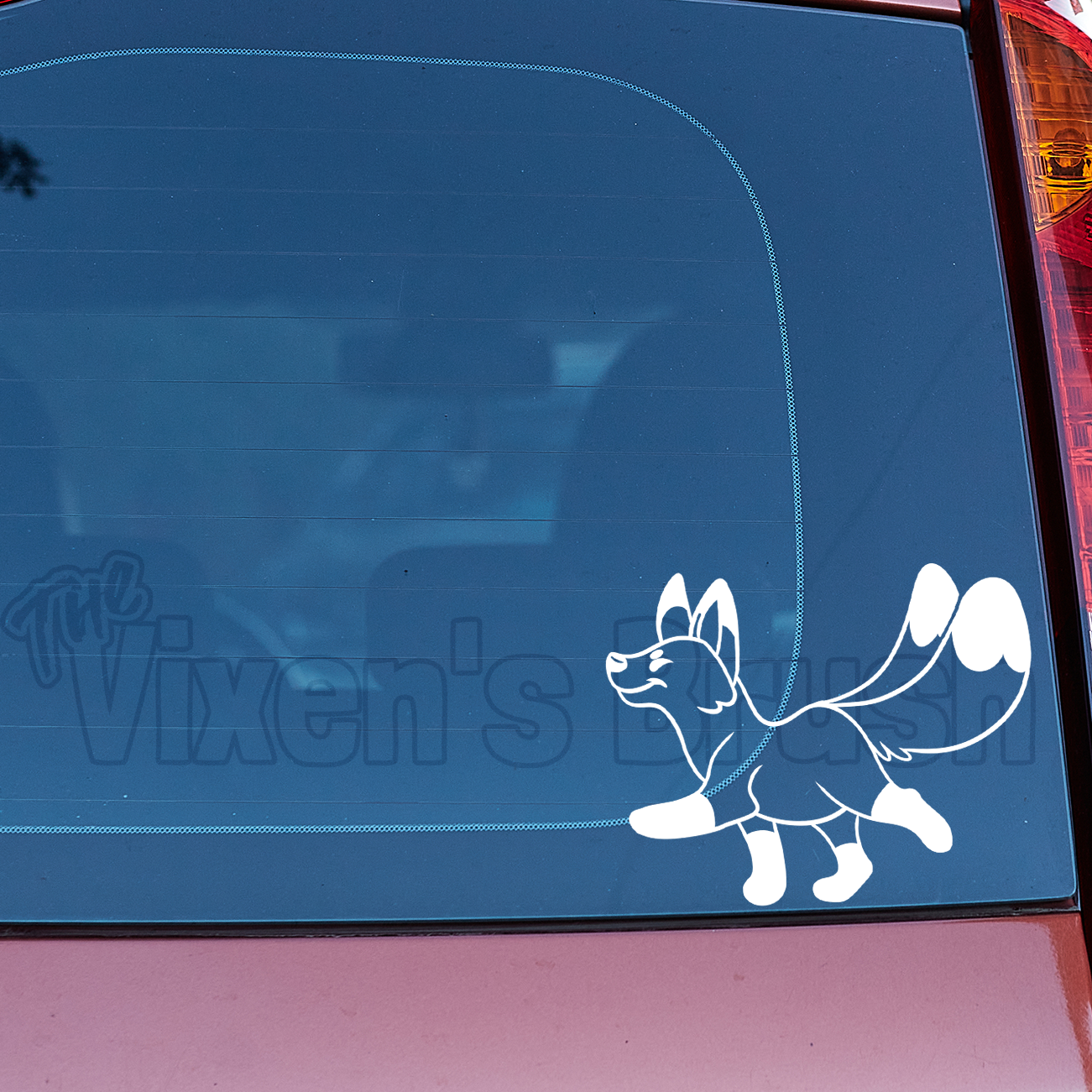 Kitsune Steppy Vinyl Decal