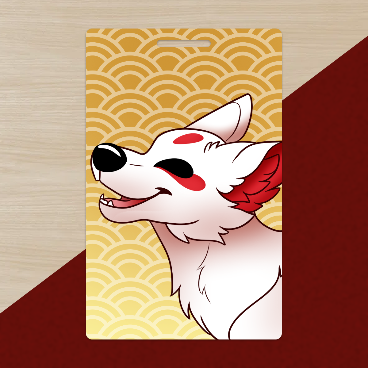 Kitsune PVC Luggage Tag