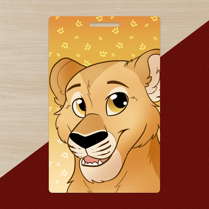 Lioness PVC Luggage Tag