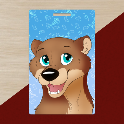 Otter PVC Luggage Tag