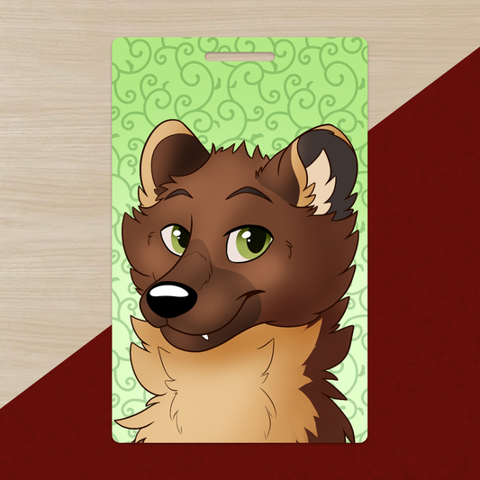 Pine Marten PVC Luggage Tag