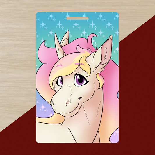 Unicorn PVC Luggage Tag