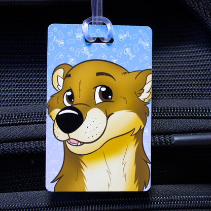 Otter PVC Luggage Tag