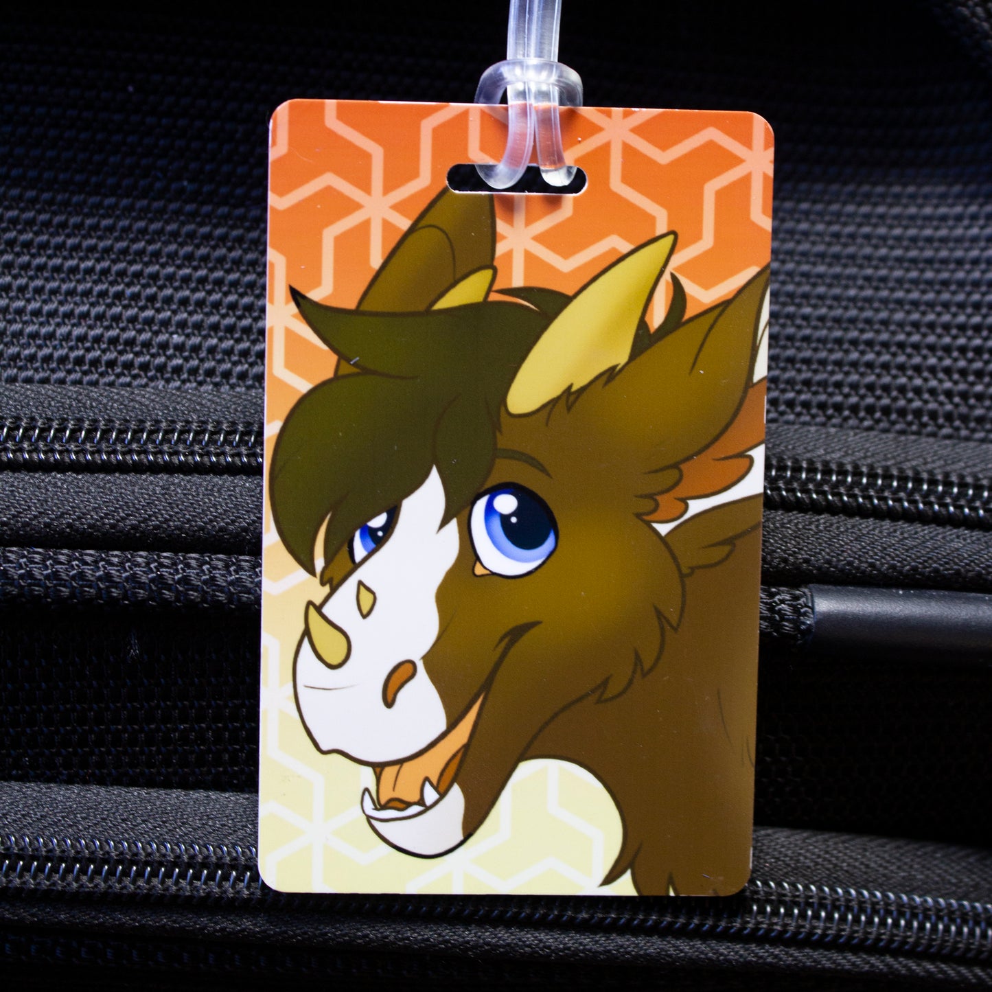 Dutch Angel Dragon PVC Luggage Tag